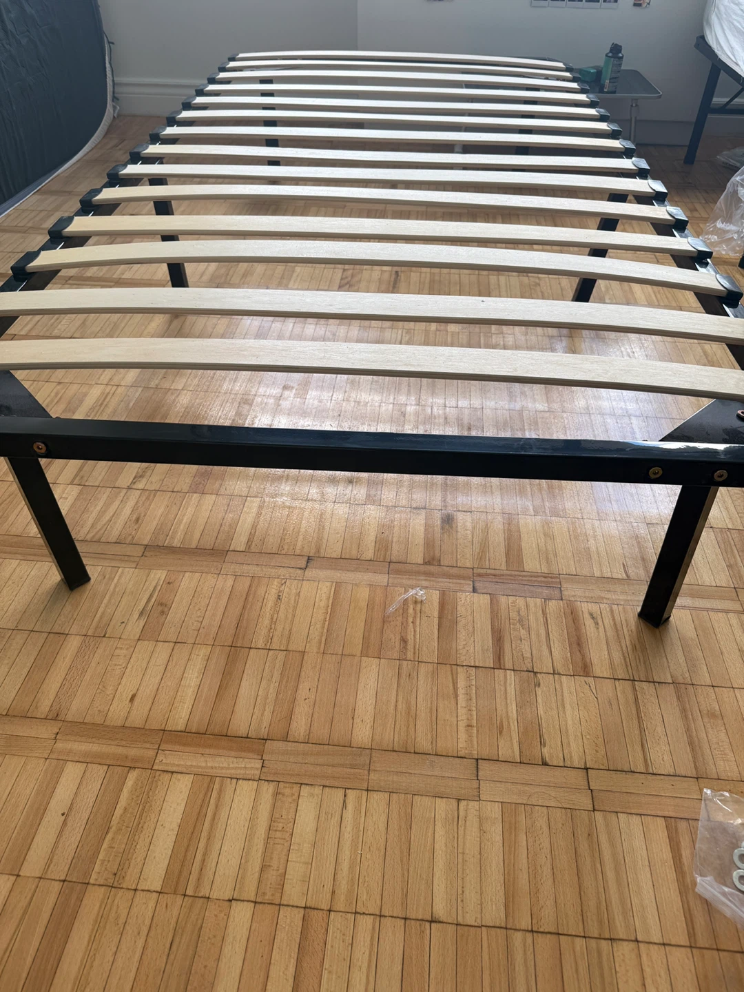 Twin XL Bed Frame with Wooden Slats - photo 3