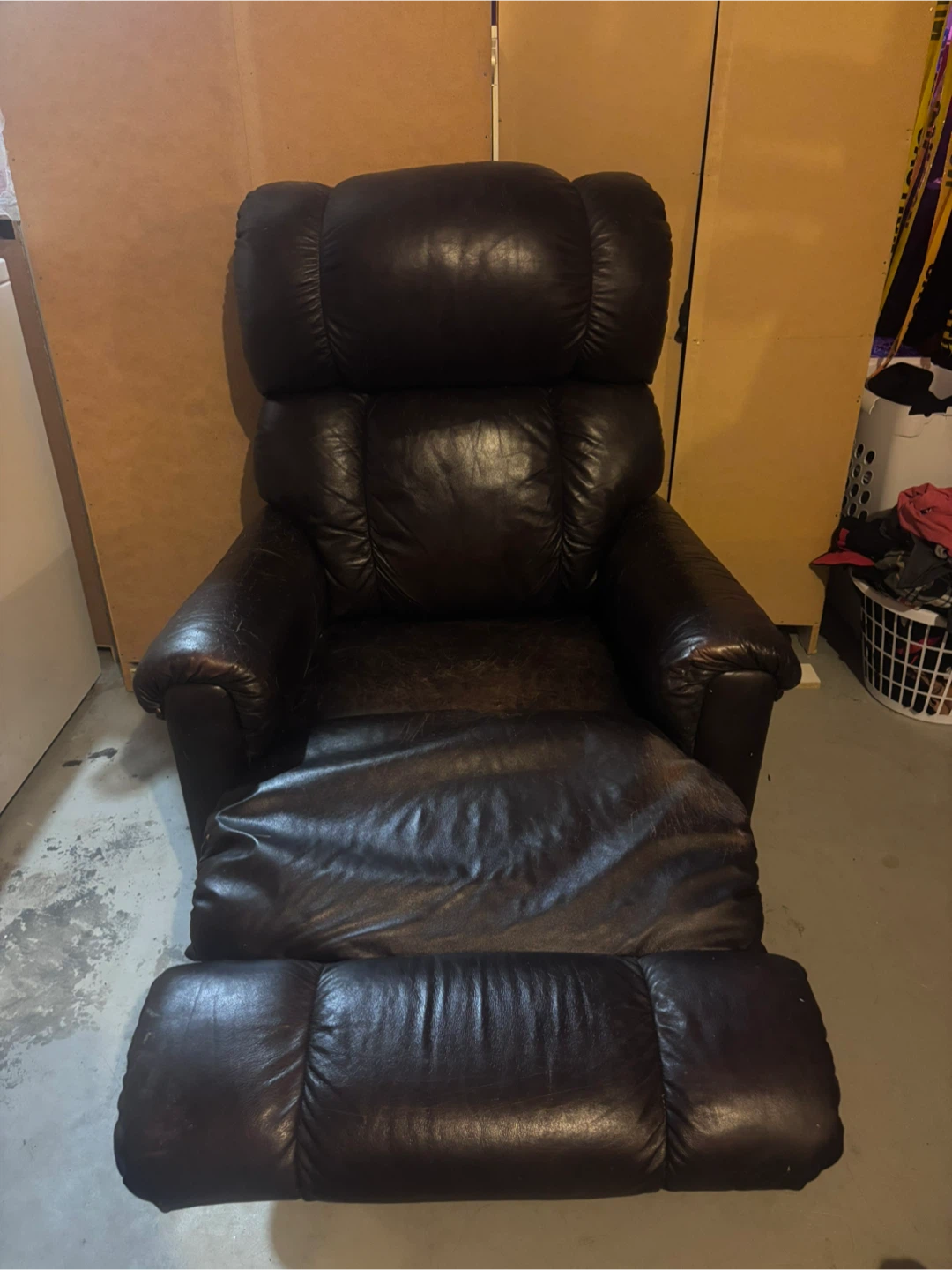 Brown Leather Recliner Chair - photo 5