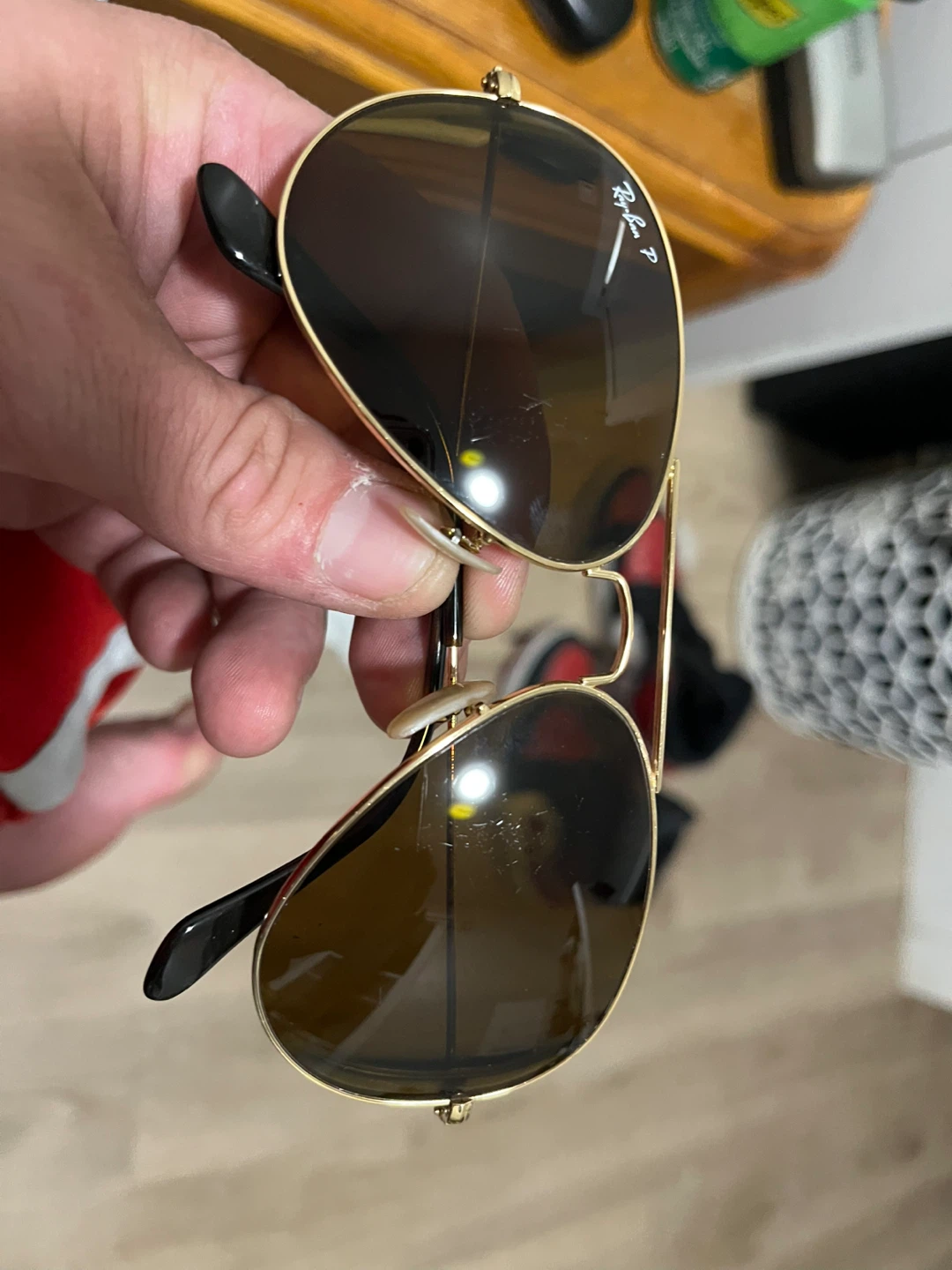 Ray-Ban Aviator Sunglasses with Case