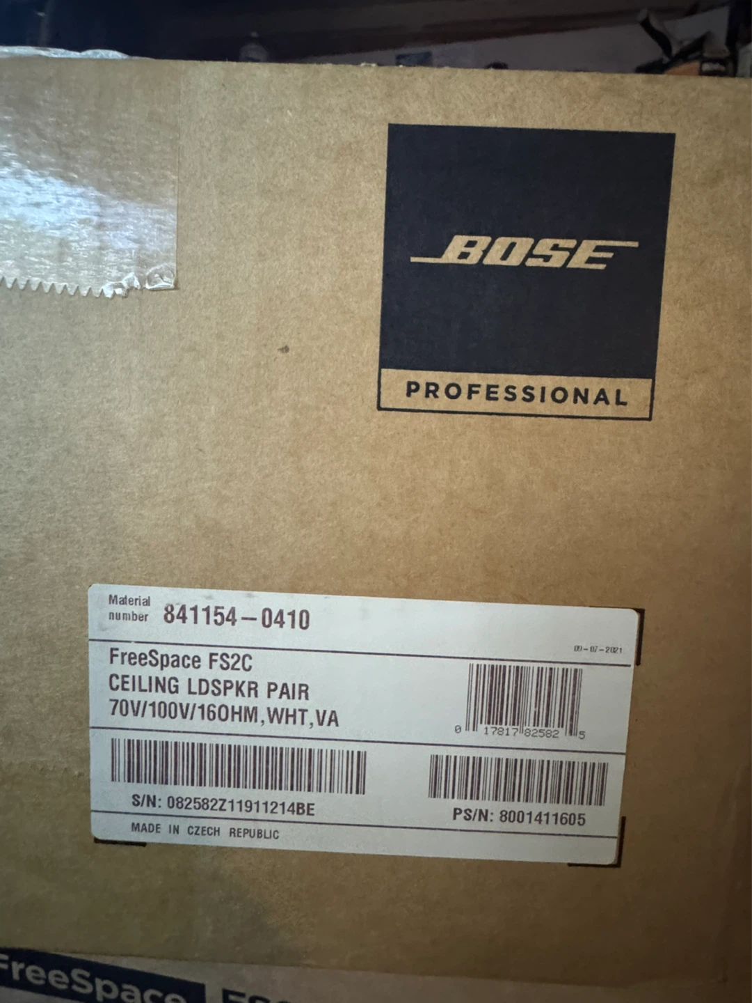 Bose FreeSpace FS2C Ceiling Loudspeaker Pair (White) - photo 3