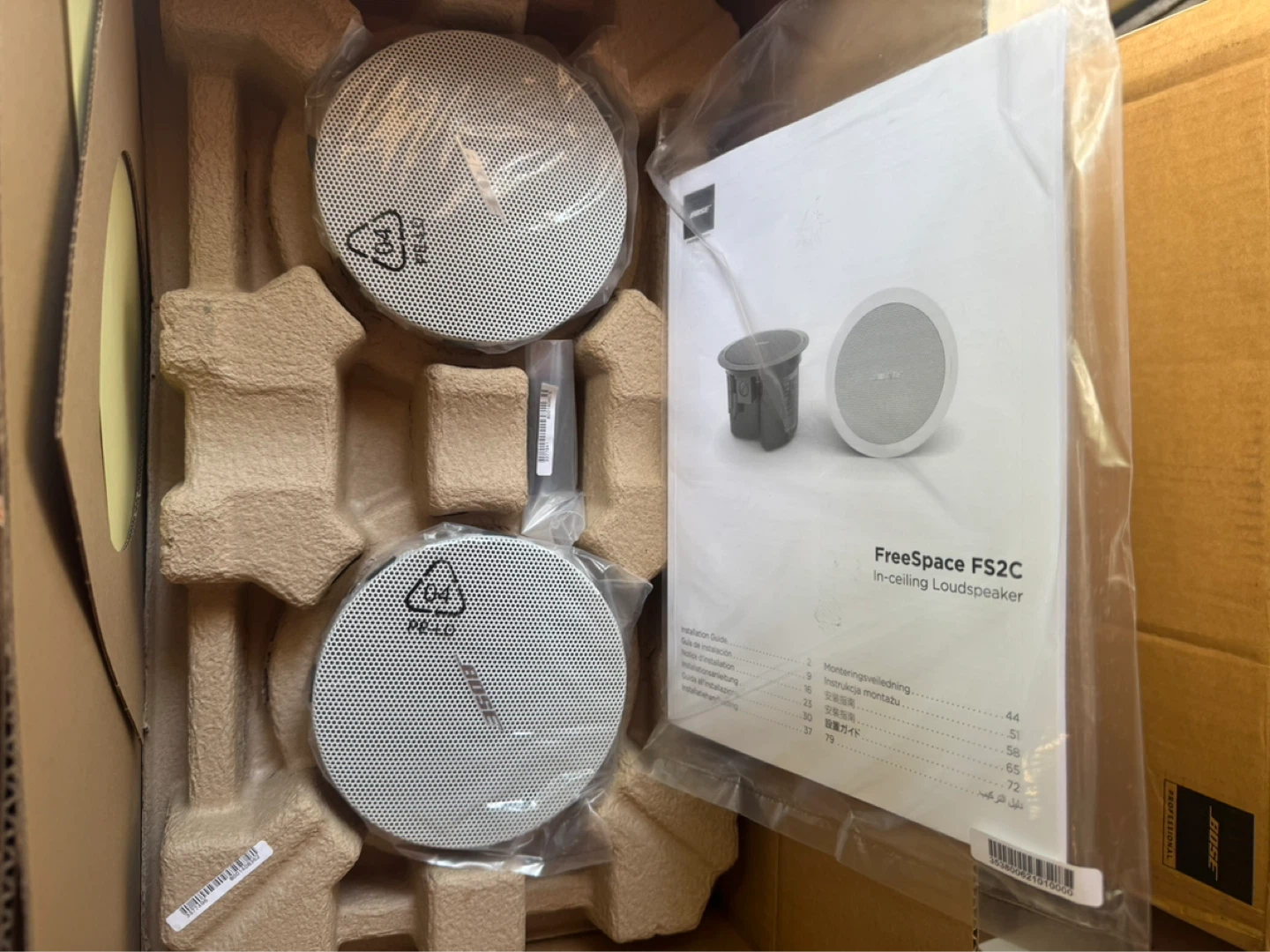 Bose FreeSpace FS2C Ceiling Loudspeaker Pair (White)