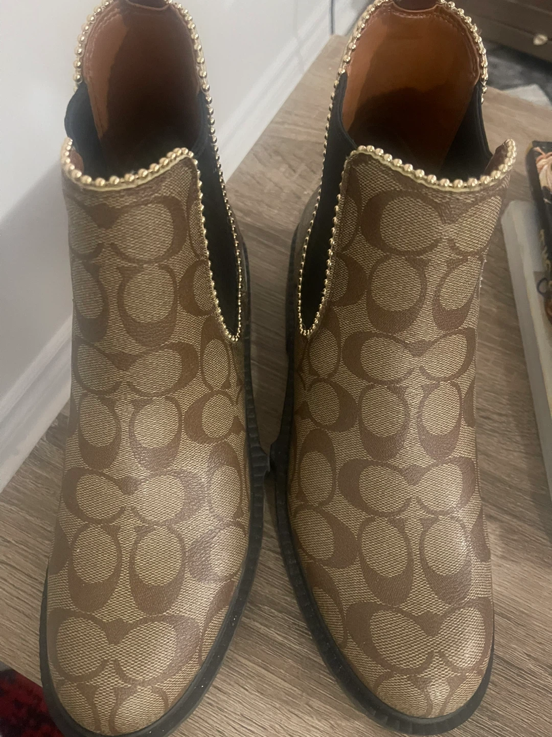 COACH Signature C Chelsea Boots
