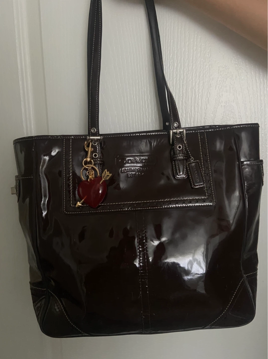 Coach Y2K LEATHER TOTE BAG