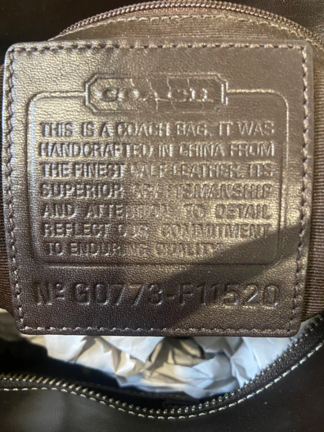 Coach Y2K LEATHER TOTE BAG - photo 2