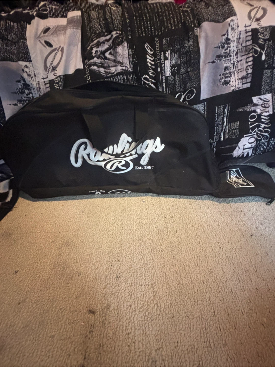Rawlings Black baseball Bag