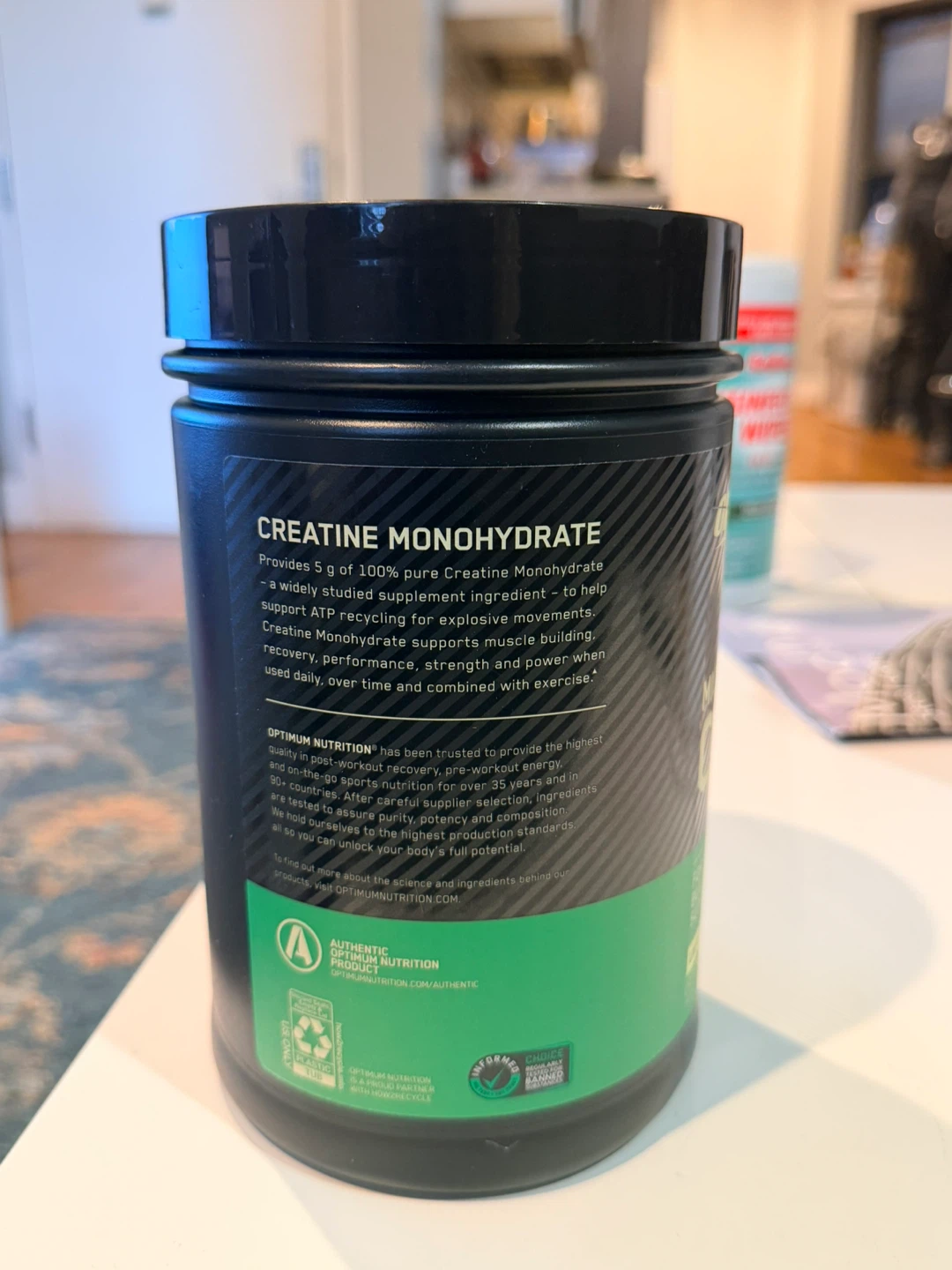 Optimum Nutrition Micronized Creatine Powder Unflavored 2.64 LB - photo 2