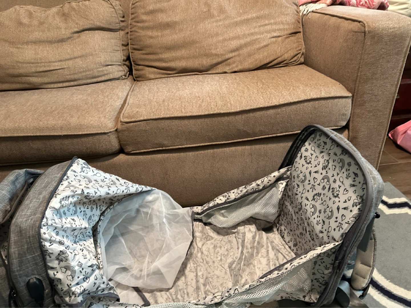 Diaper Bag with changing pad and carry bag - photo 2