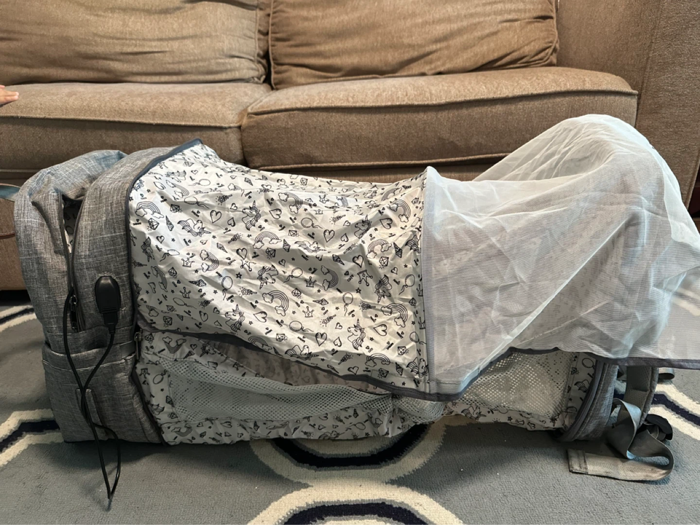 Diaper Bag with changing pad and carry bag - photo 4