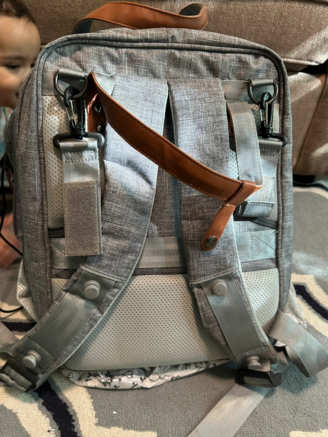 Diaper Bag with changing pad and carry bag