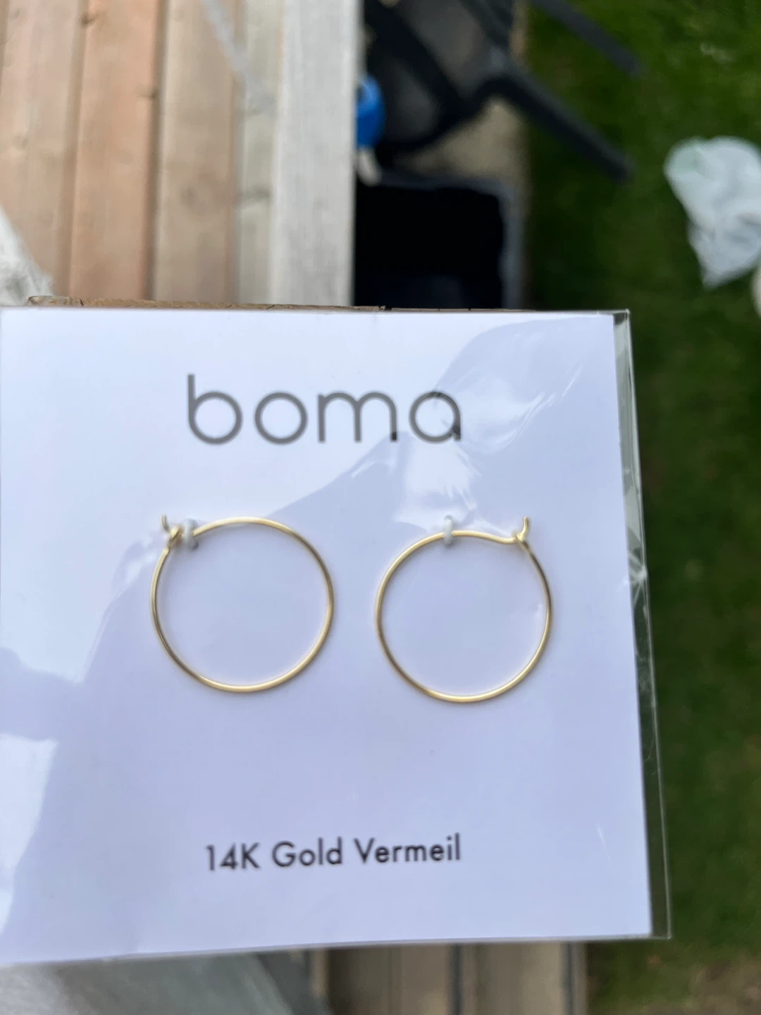 Boma 14K Gold Vermeil Hoop Earrings