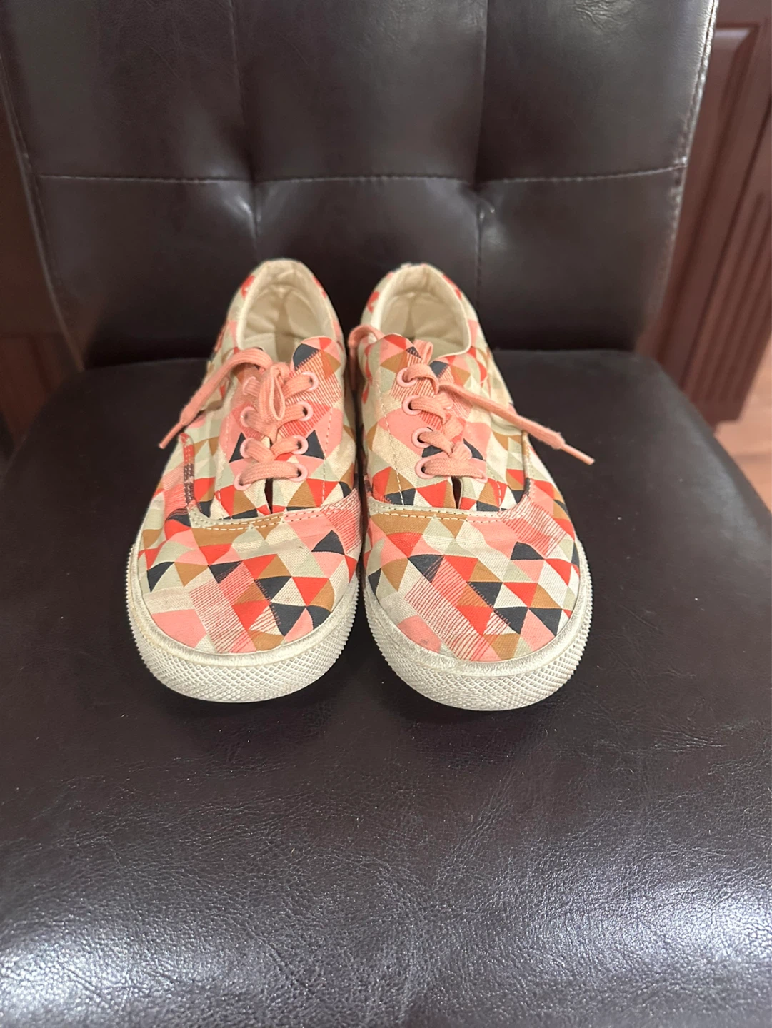 Bucketfeet Geometric Print Canvas Sneakers
