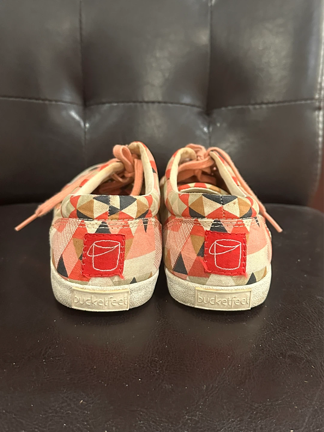 Bucketfeet Geometric Print Canvas Sneakers - photo 3