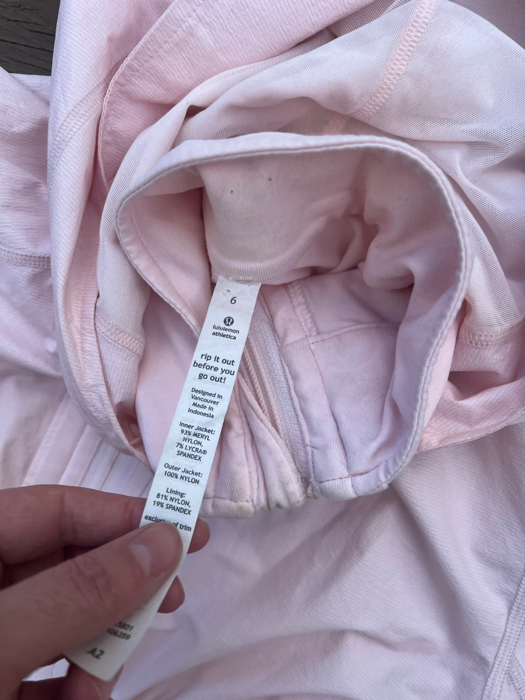 Lululemon Athletica Pink Jacket Size 6 - photo 2