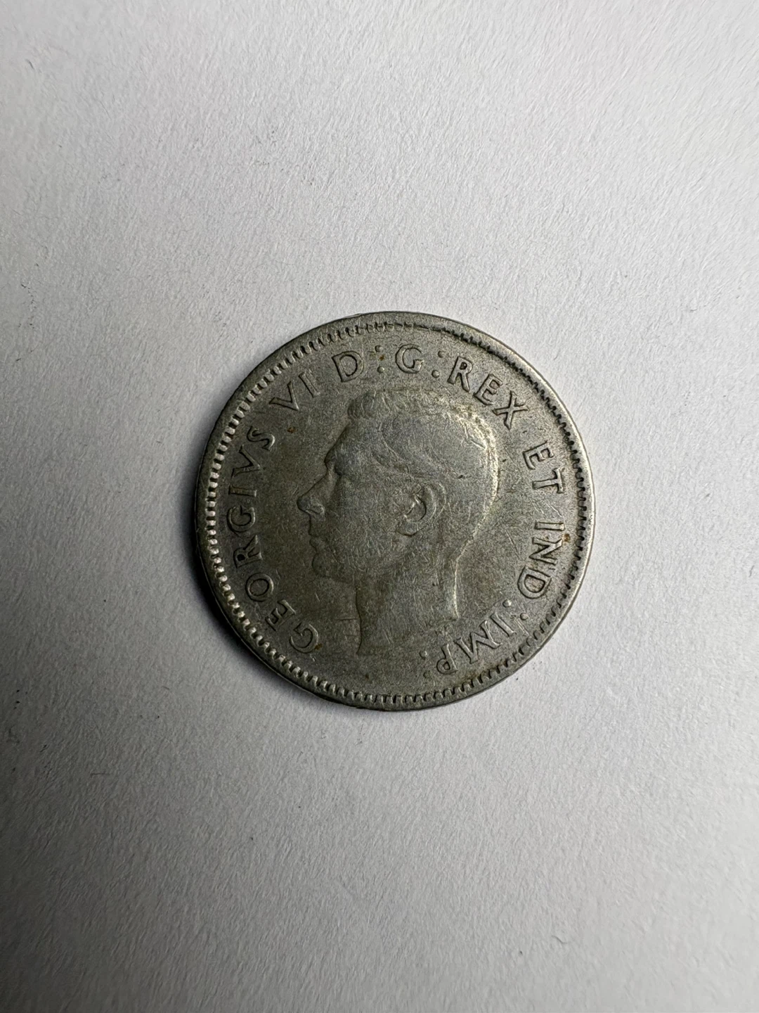 1947 Canadian 10 Cents Coins - photo 2