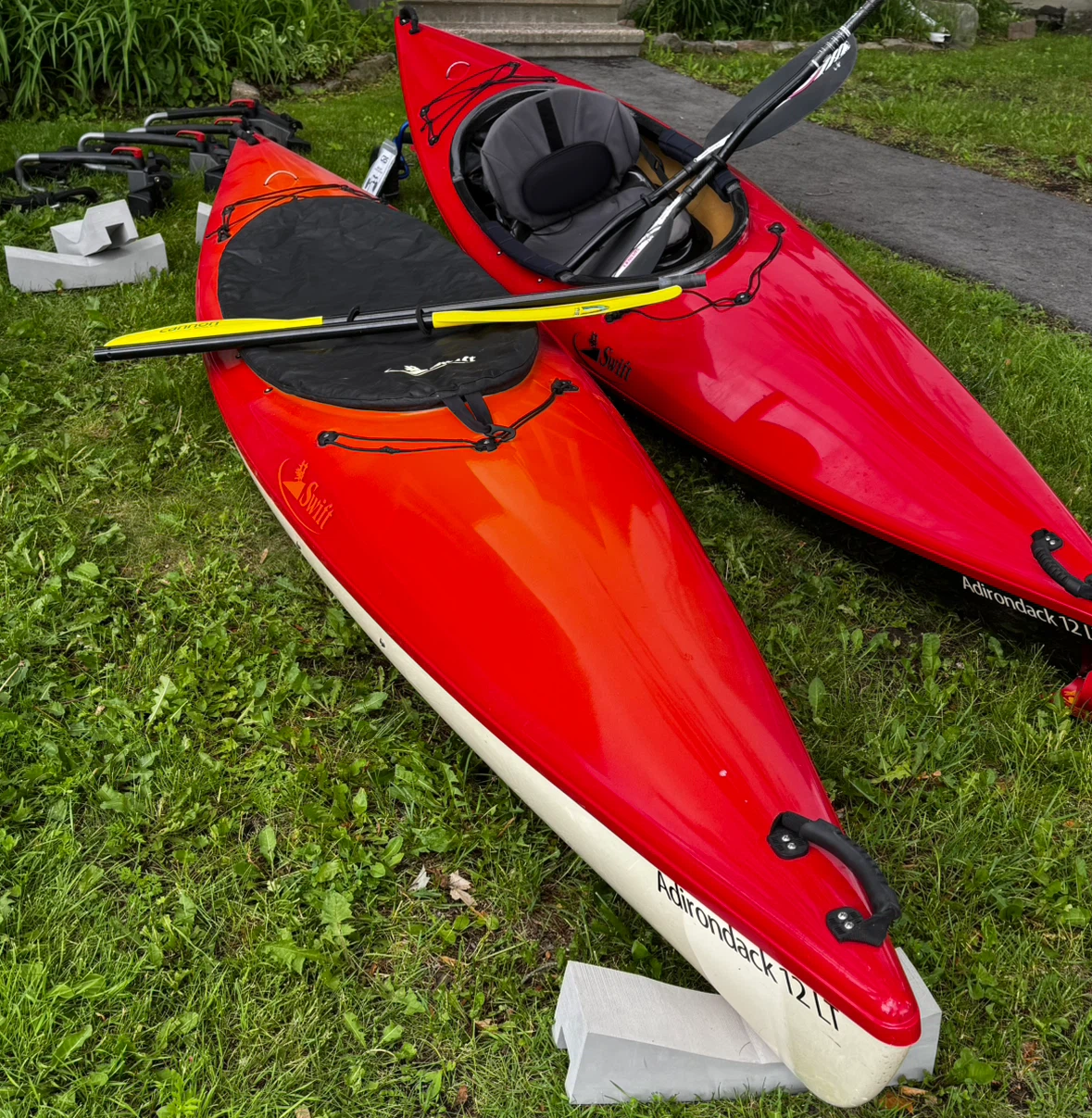 Two Swift Adirondack 12LT Kayaks with accessories - photo 4