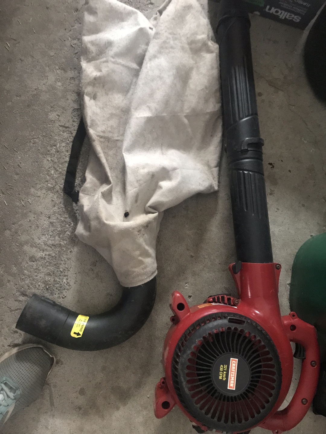 Craftsman Leaf Blower with Collection Bag - Untested