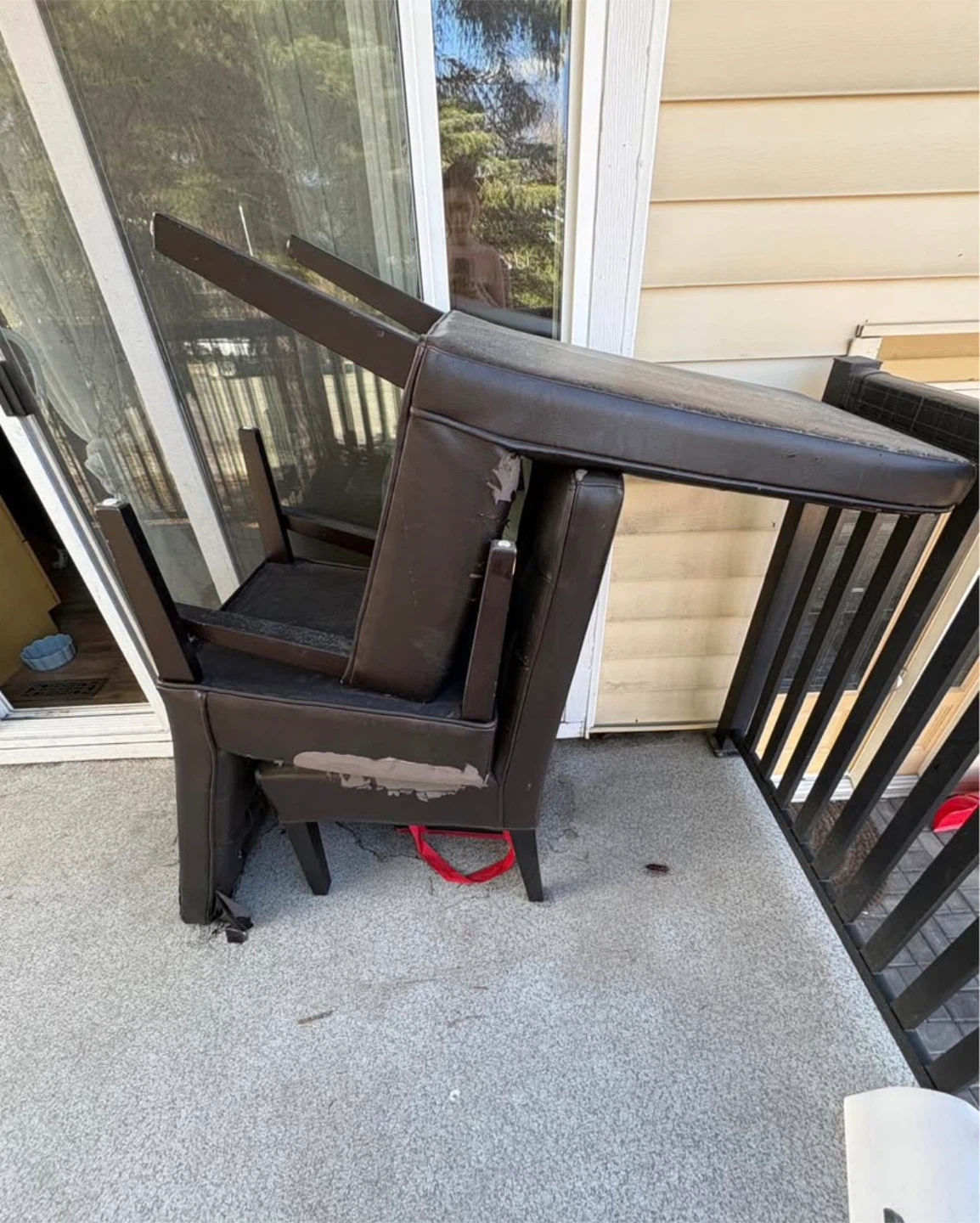 Brown Armchair - Damaged