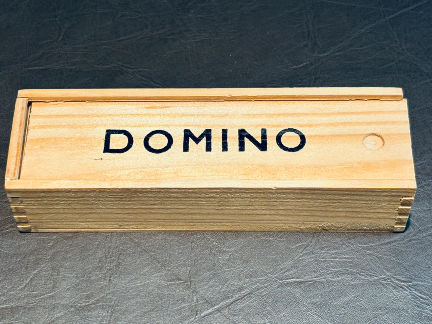 Vintage Domino Set in Wooden Box - photo 2