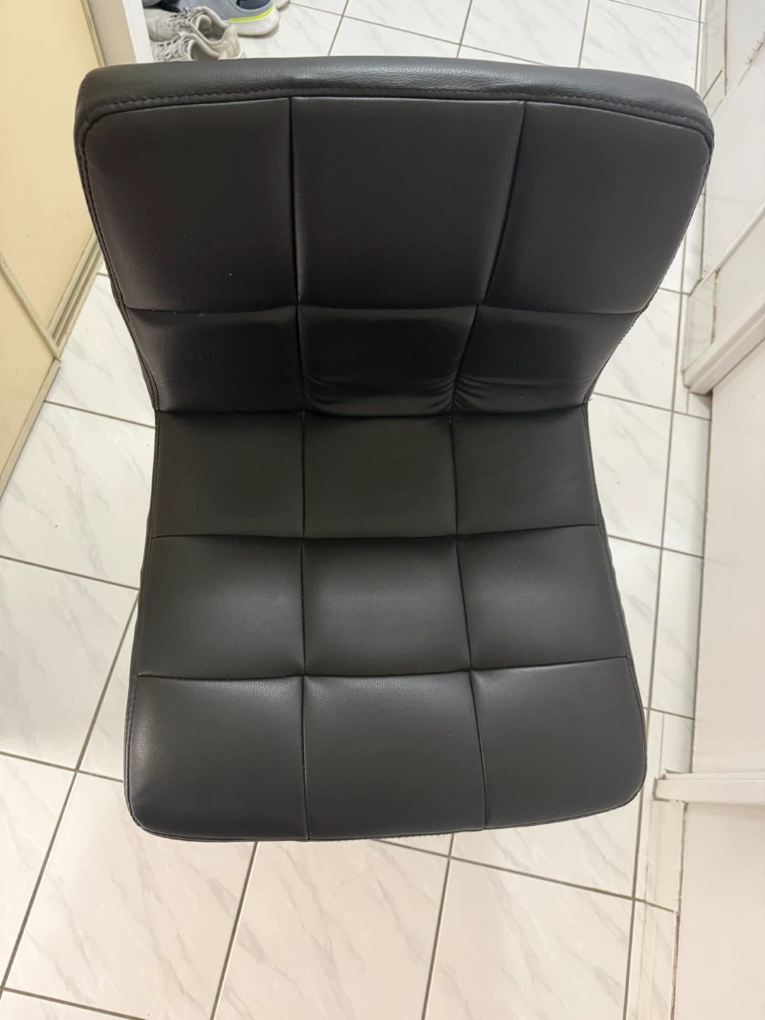 Black adjustable bar stool - photo 2