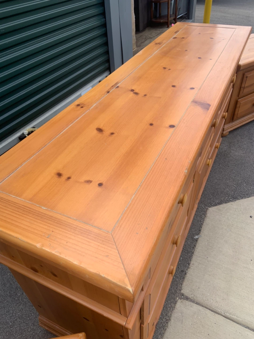 Solid Wood Nightstand - photo 2