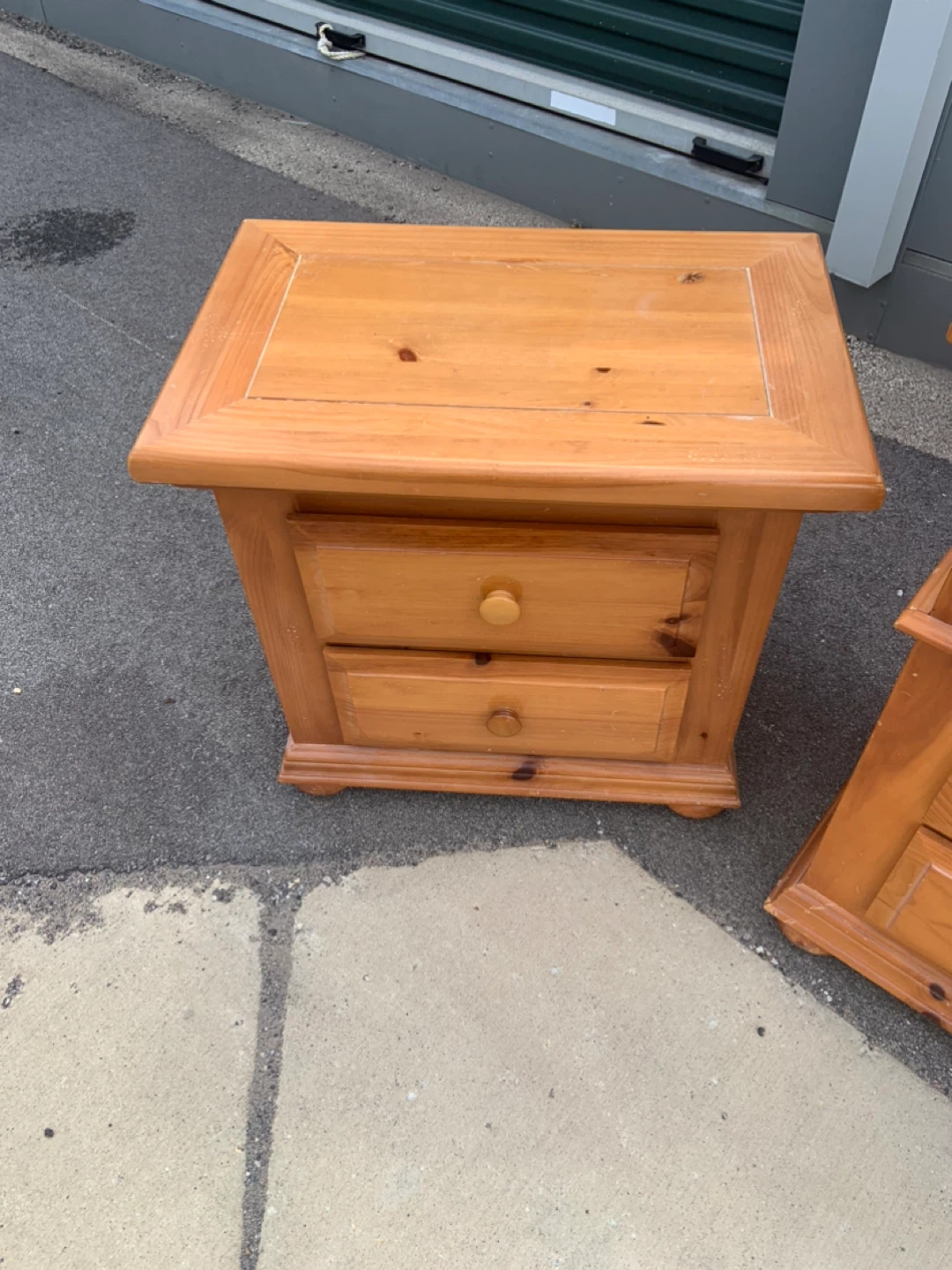 Solid Wood Nightstand - photo 4