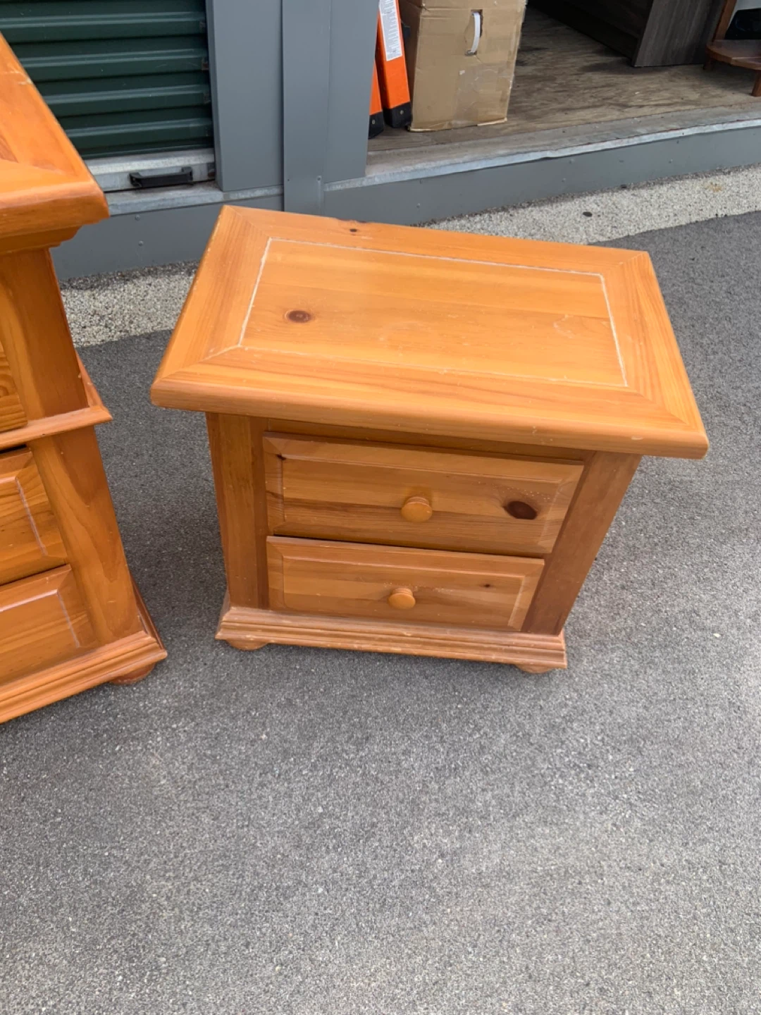 Solid Wood Nightstand - photo 5