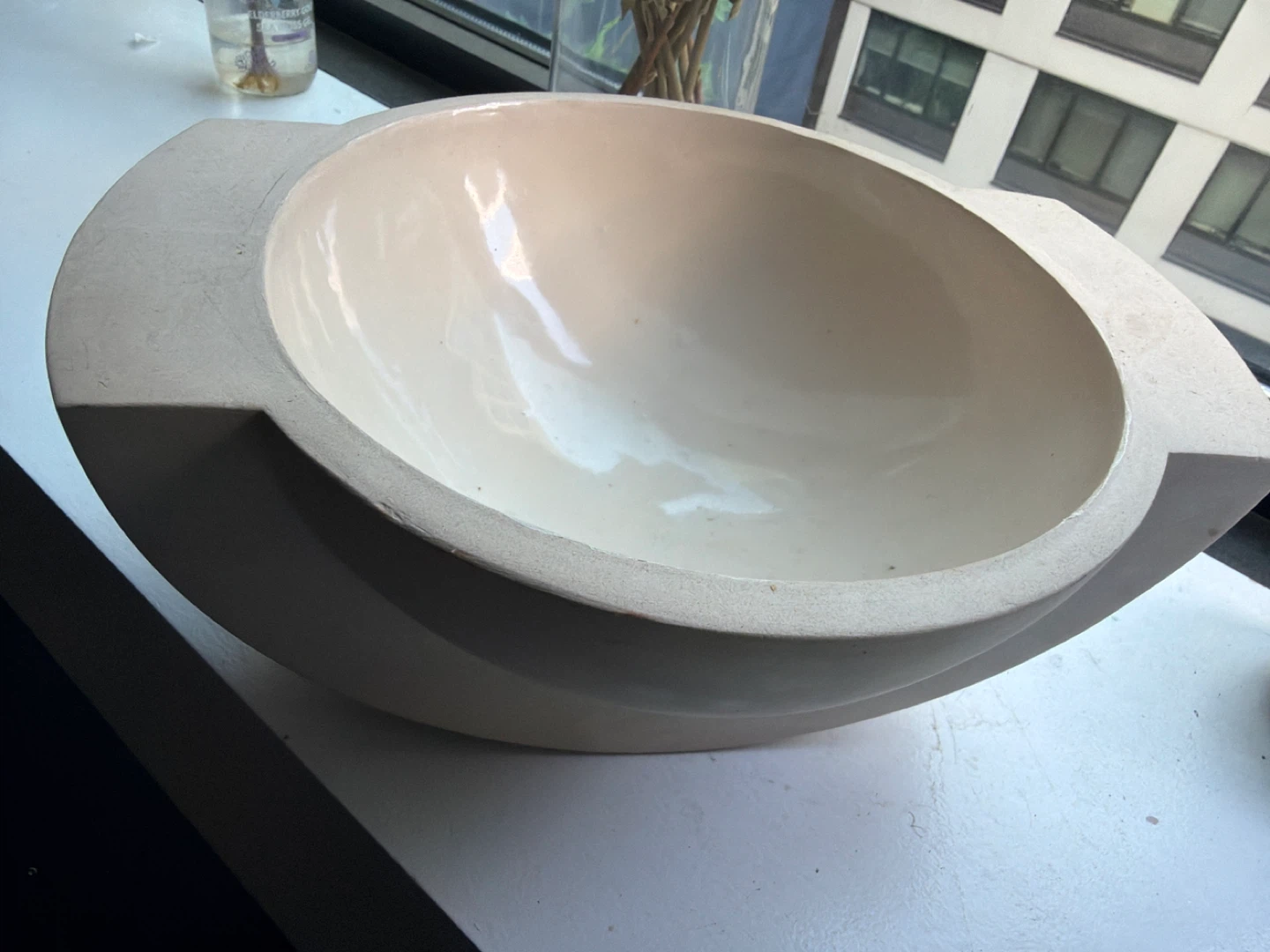 Cream Ceramic Bowl