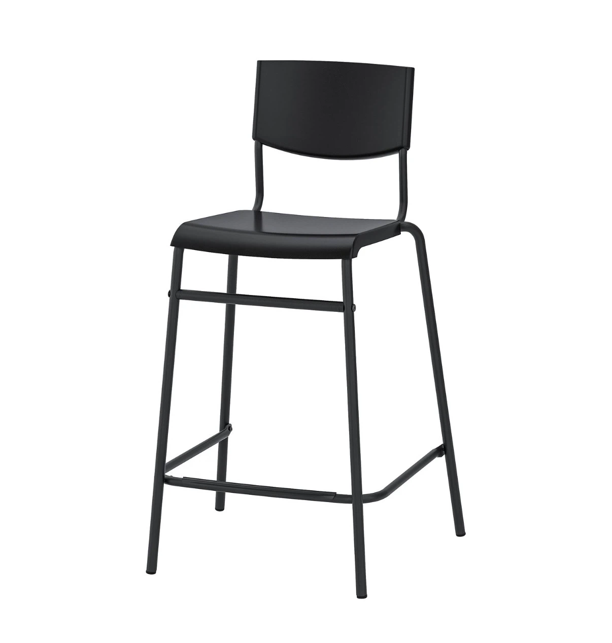 Black Metal Counter Stool from Ikea used for 2 months - photo 3