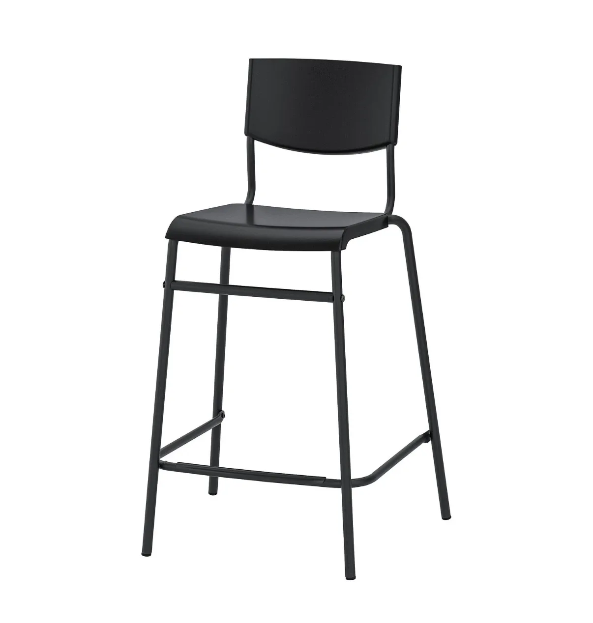 Black Metal Counter Stool from Ikea used for 2 months - photo 3