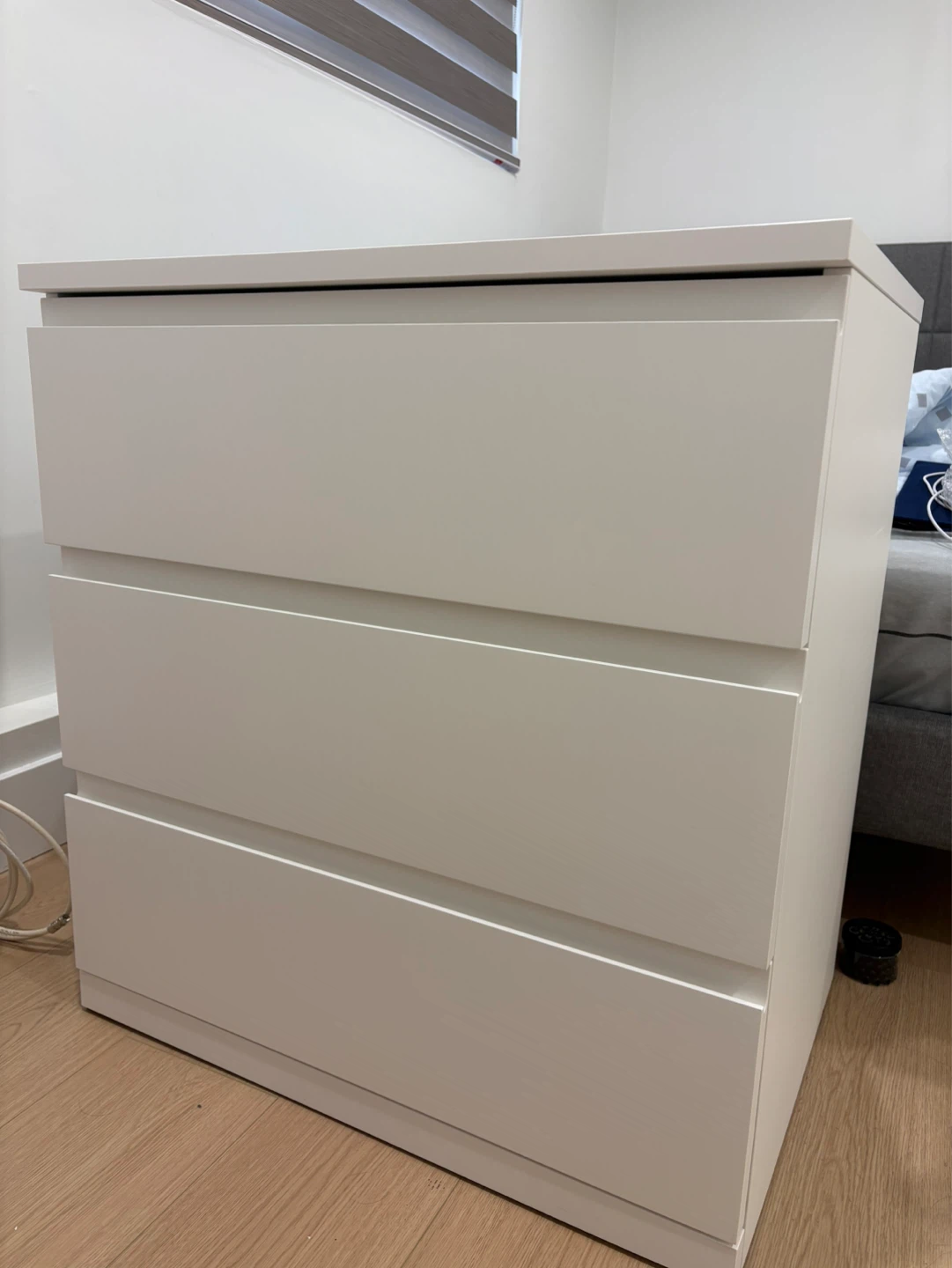 IKEA STORKLINTA 3-drawer chest (white)