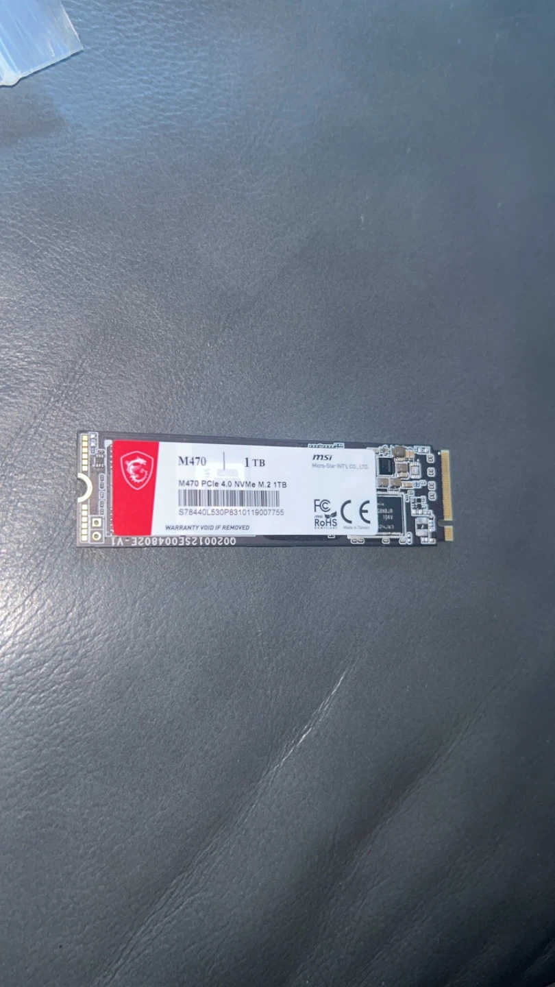 MSI M470 1TB PCIe 4.0 NVMe M.2 SSD