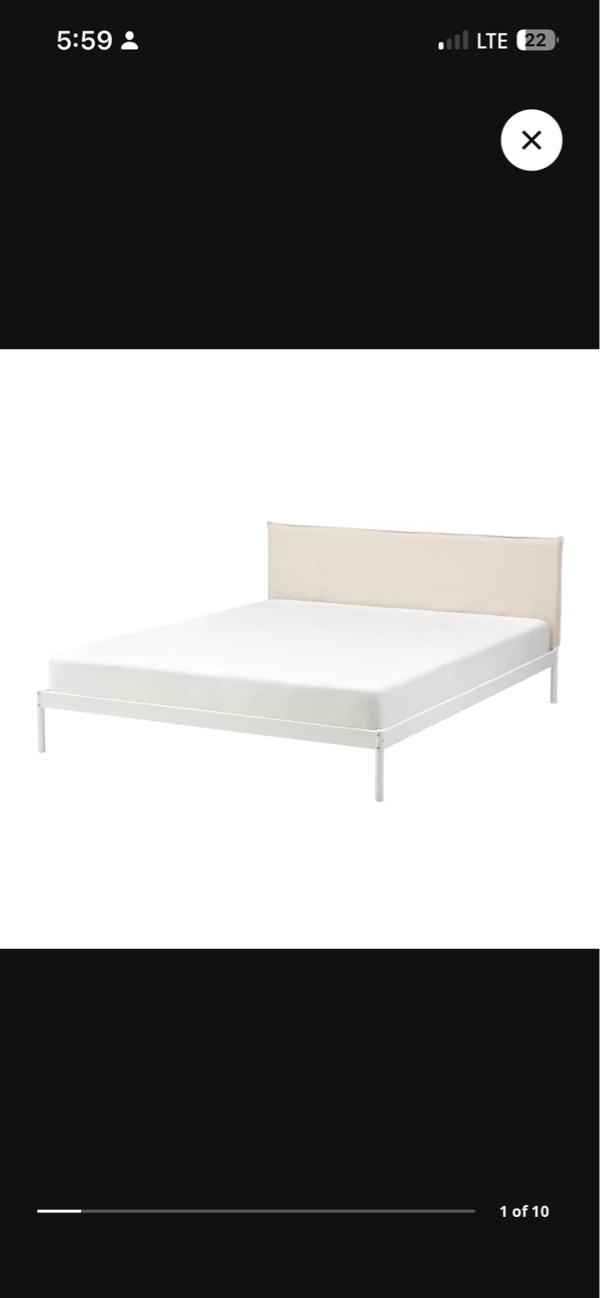 IKEA Bed Frame with Headboard
