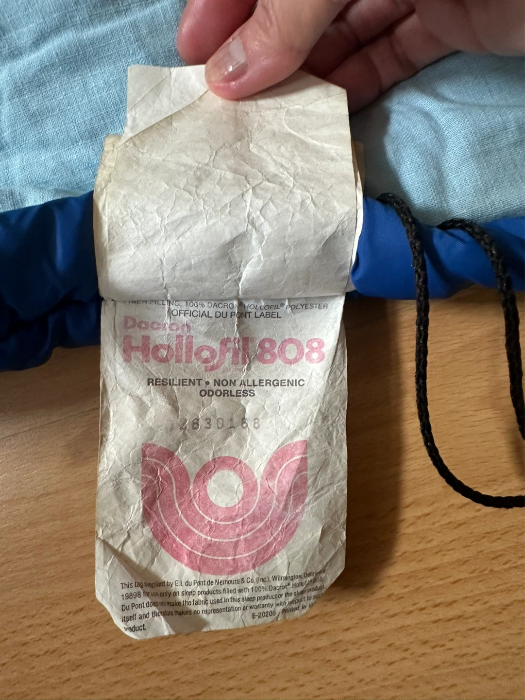 Blue Hollofil 808 Sleeping Bag - photo 3