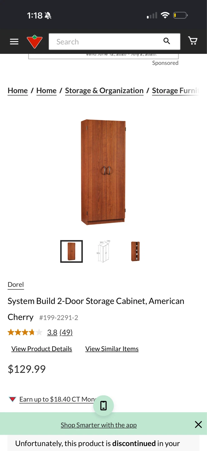 Dorel System Build 2-Door Storage Cabinet - photo 5