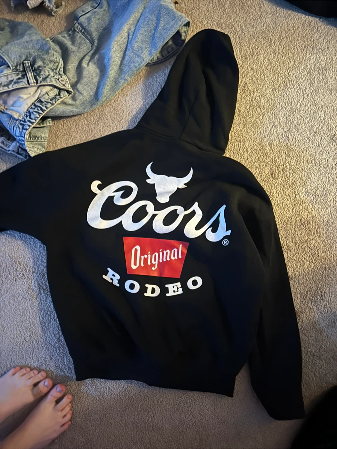Coors Original Rodeo Black Hoodie - photo 2