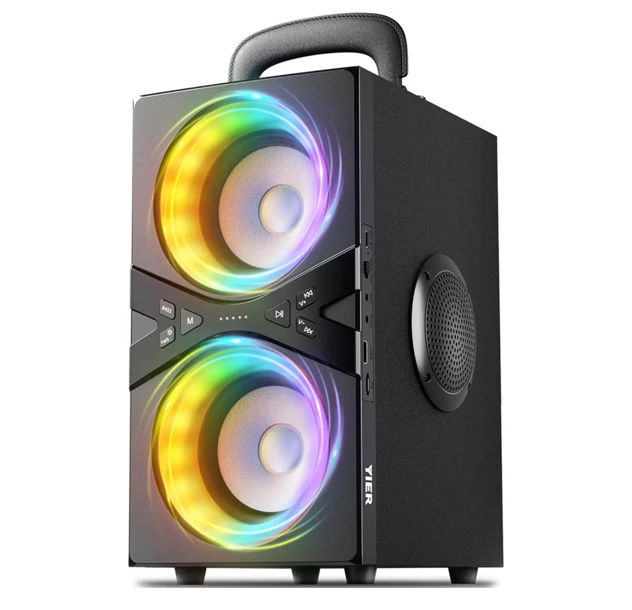 80W Max Loud Bass Wireless Party Speaker with Light Show