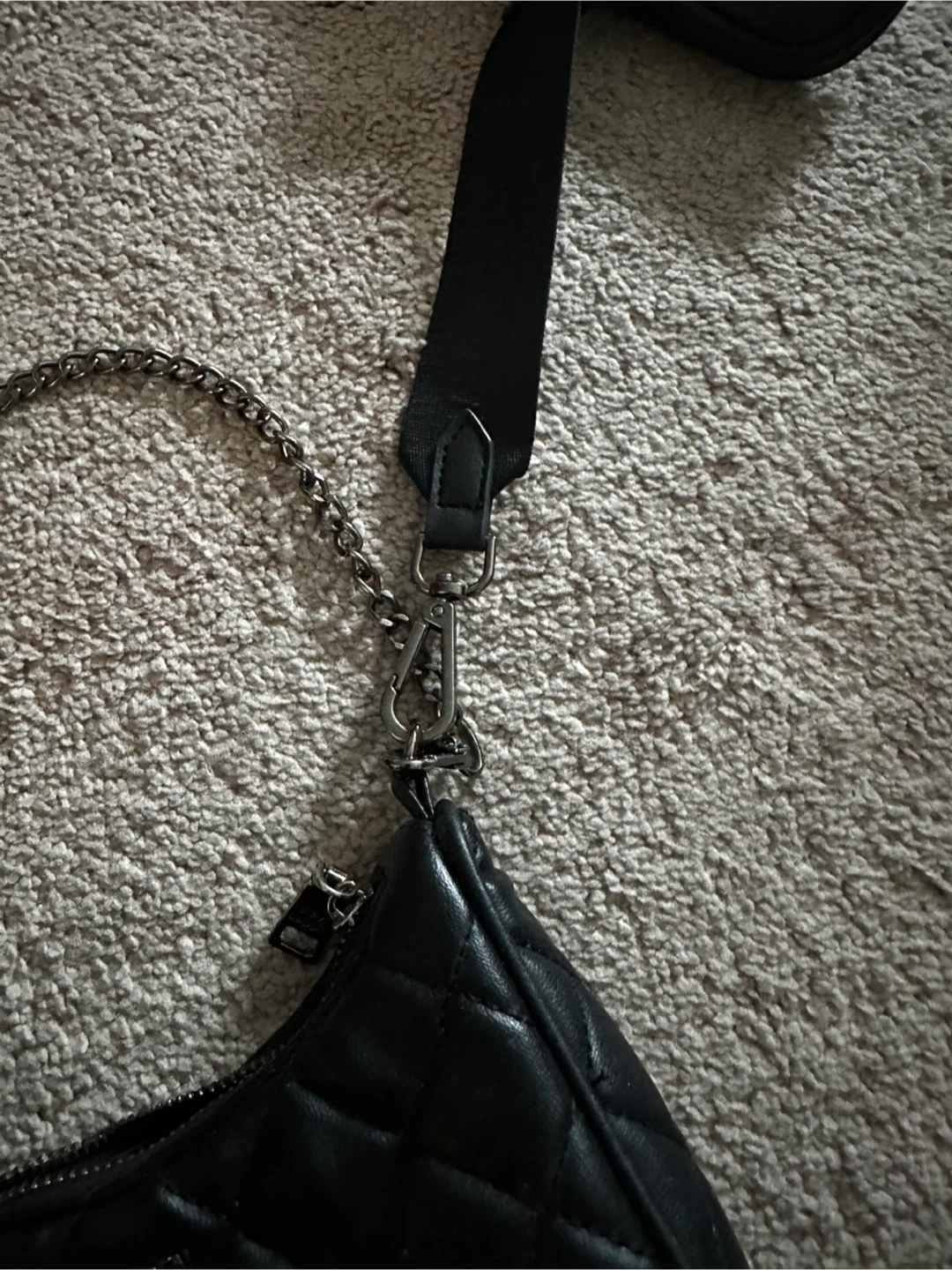 Steve Madden Quilted Shoulder Bag with Coin Pouch - photo 4
