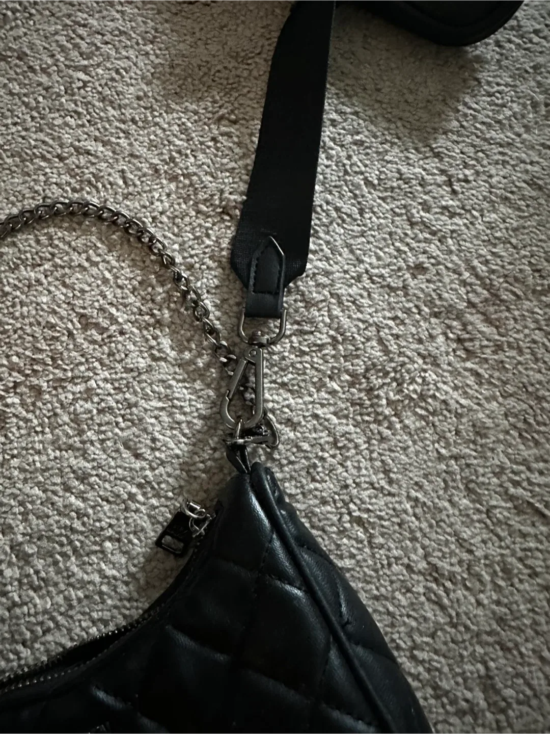 Steve Madden Quilted Shoulder Bag with Coin Pouch - photo 4