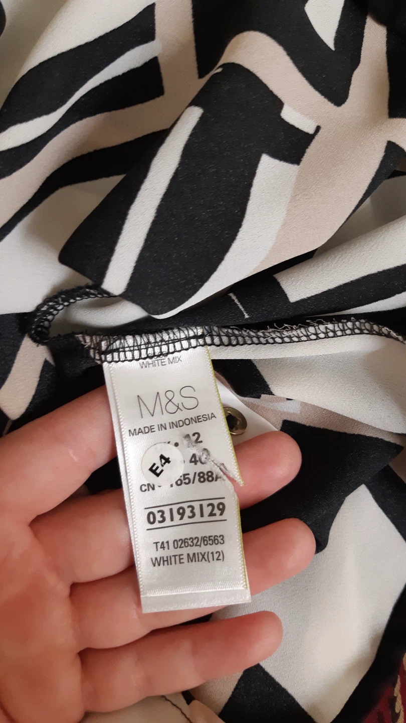Women's Long Sleeve M&S Blouse - Size 12 - photo 4