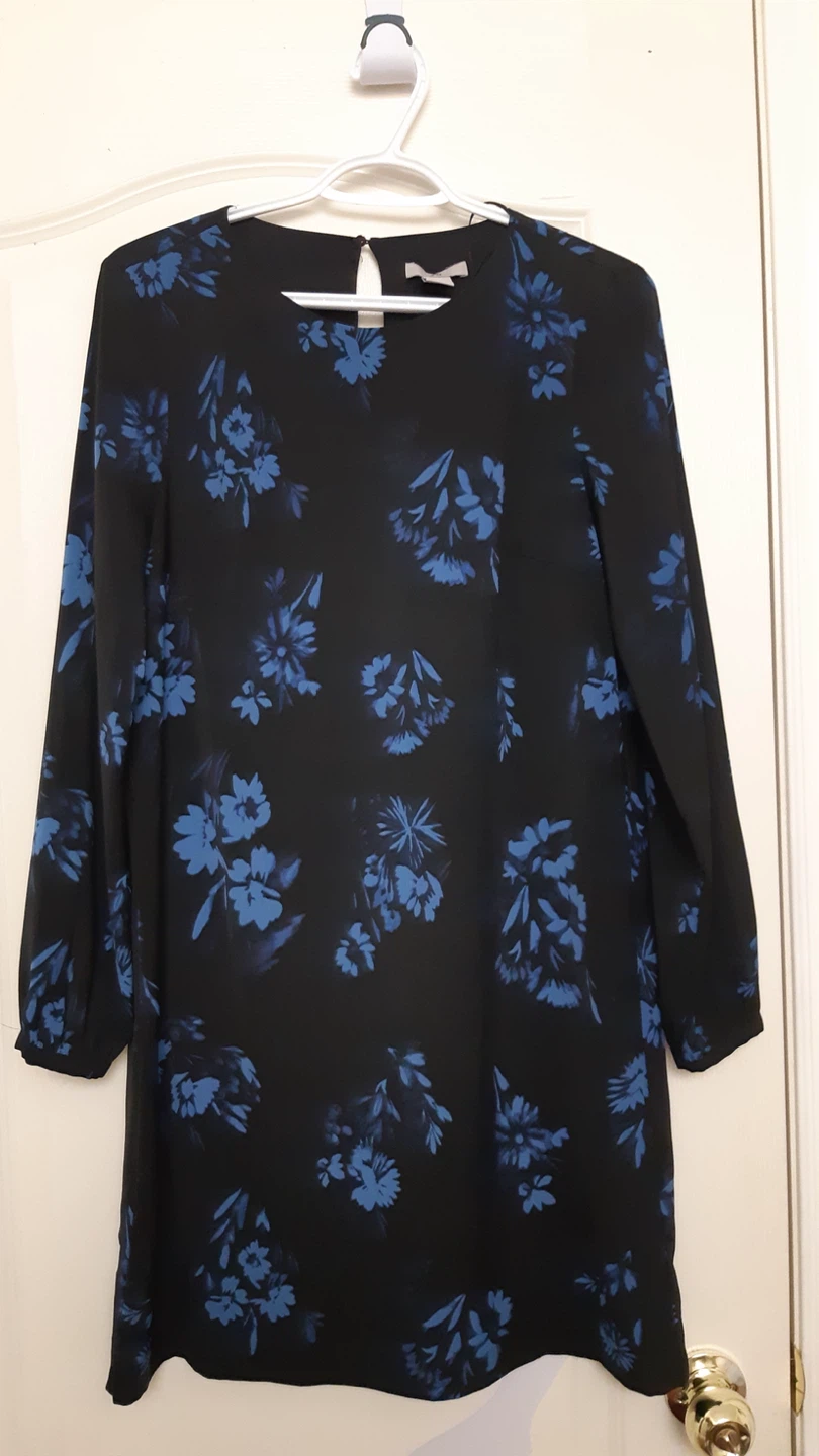 Womens Longsleeve Lined Floral Top - Size 6