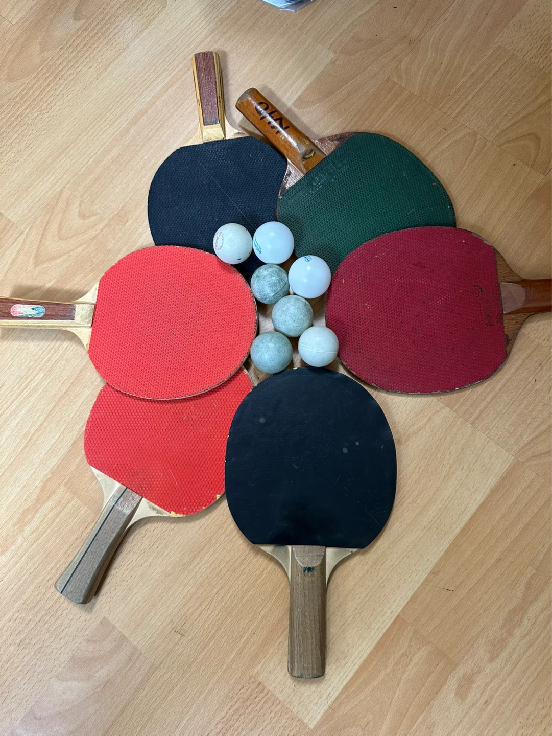 Table Tennis Paddles and Balls Set