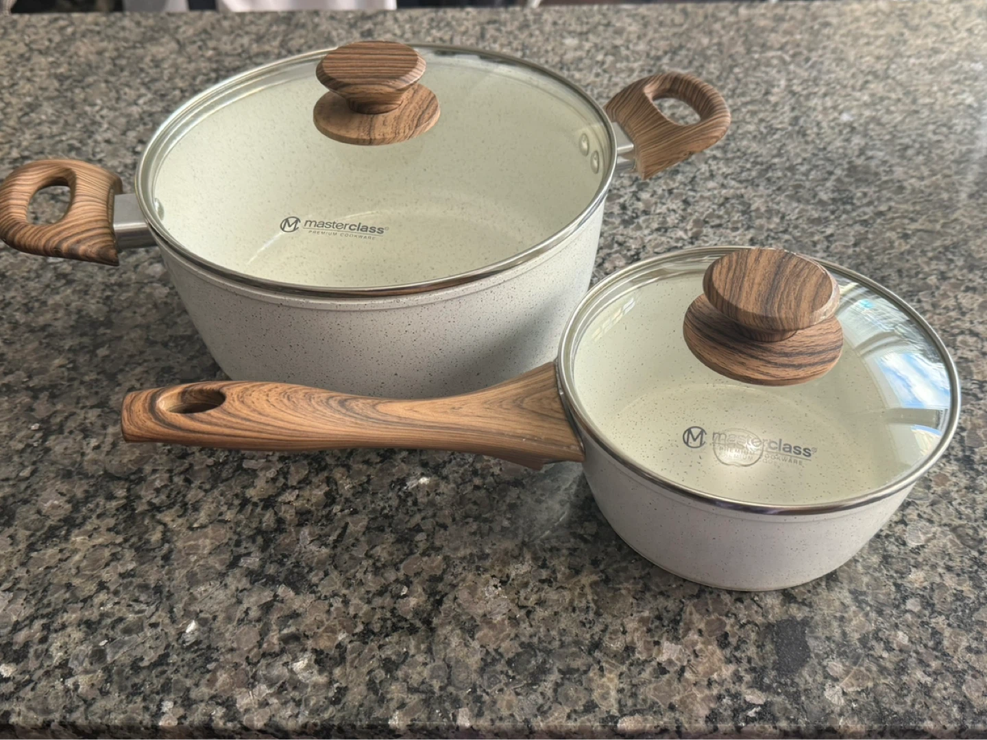 MasterClass Cookware Pots with lids