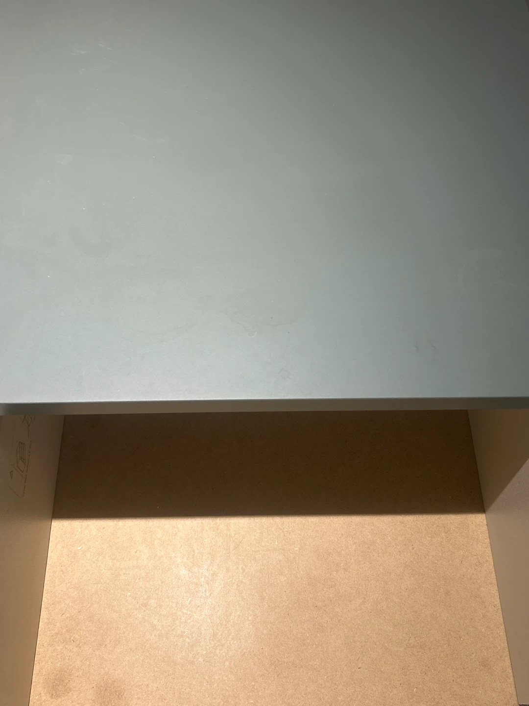 STORKINTA Nightstand - Gray/Green with 2 Drawers - photo 5
