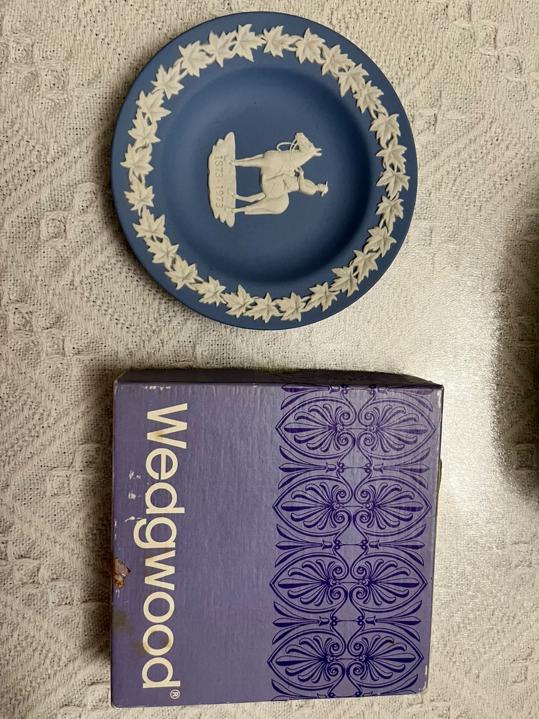 Wedgwood Jasperware Plate 1873-1973 Centenary