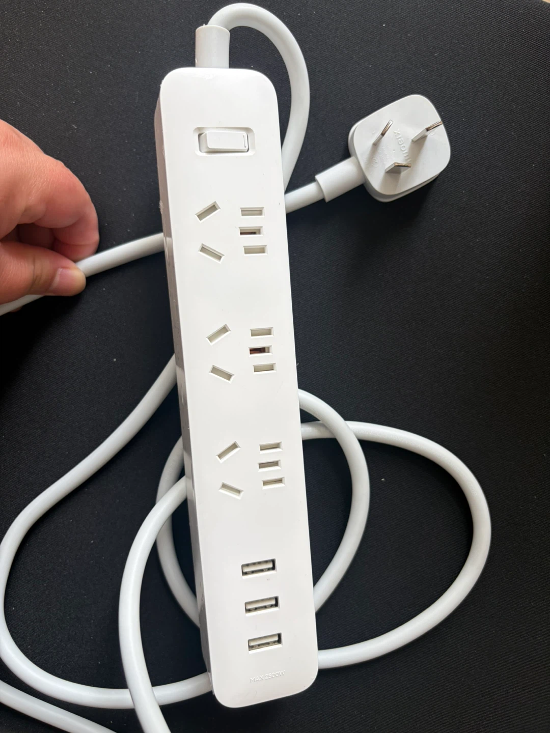 Xiaomi 3-Outlet Power Strip with USB