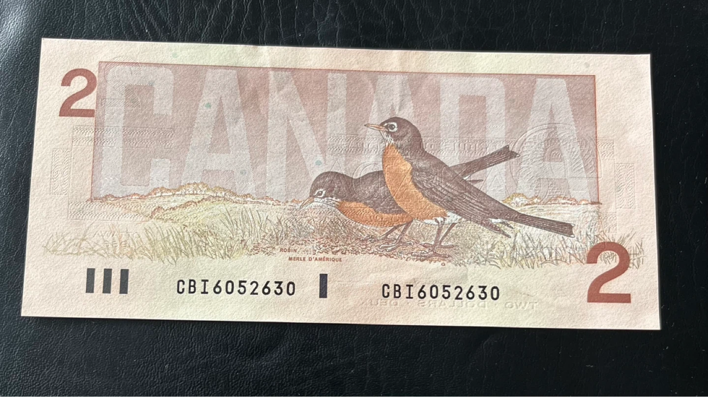 Birds 🇨🇦 2 Dollar Banknote - 1986