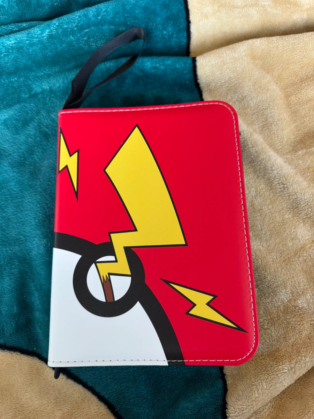 Filled Pokémon card binder