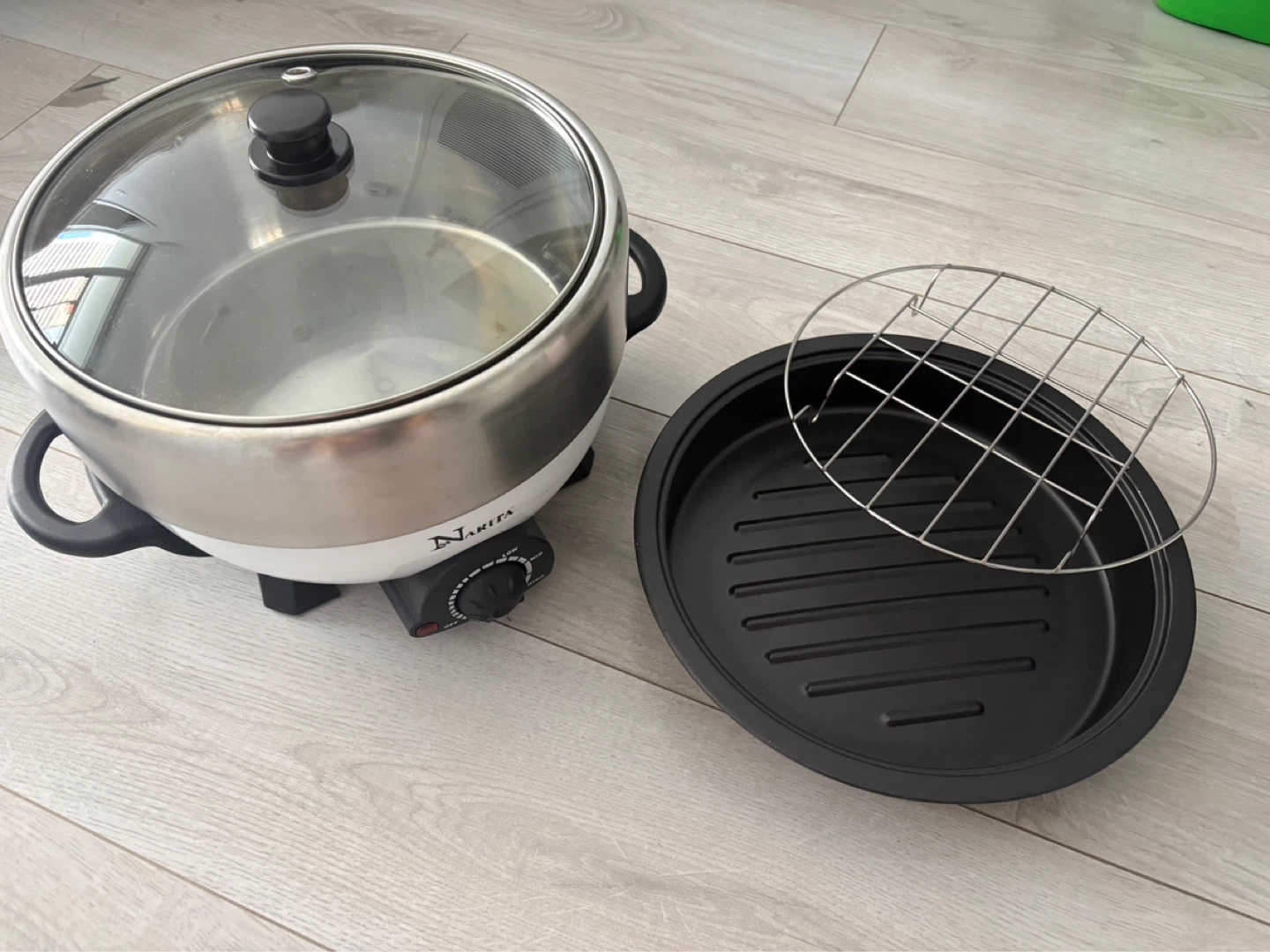 Narita Multi-Functional Hot Pot with Non-Stick Grill Pan - photo 2