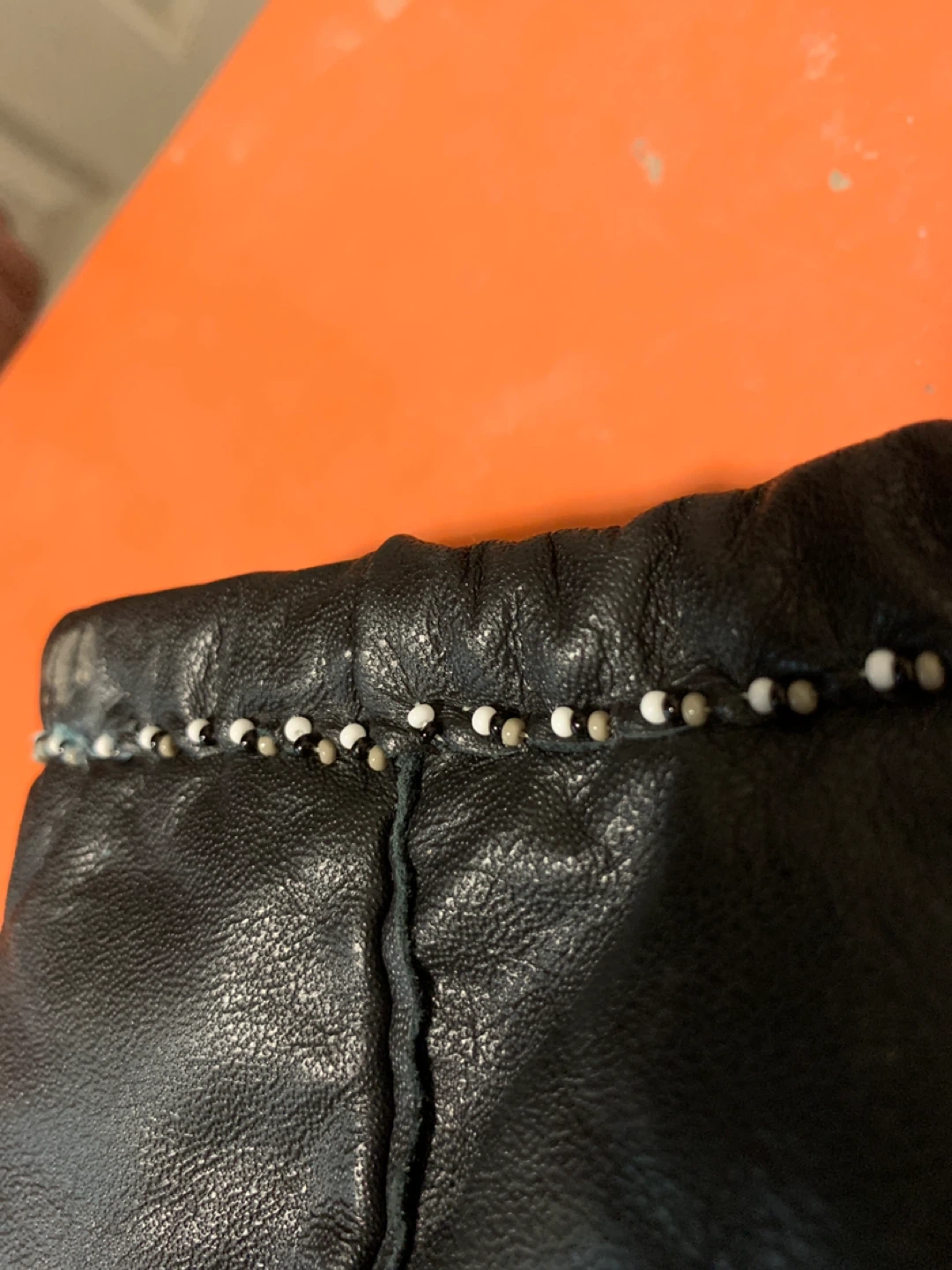 Handmade Leather Moccasins with Beaded Detail - photo 5