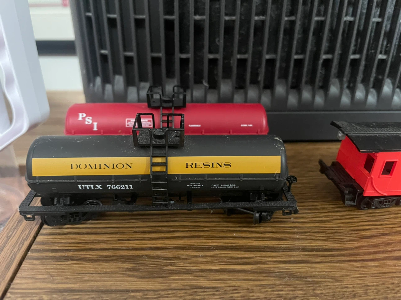 Model Train Cars (PSI, Dominion, CN Caboose)
